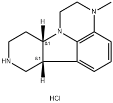 (6bR,10aS)-3-metyyli-2,3,6b,7,8,9,10,10a-oktahydro-1 H-pyrido[3',4':4,5]pyrrolo[1,2,3- de]kinoksaliinihydrokloridi
