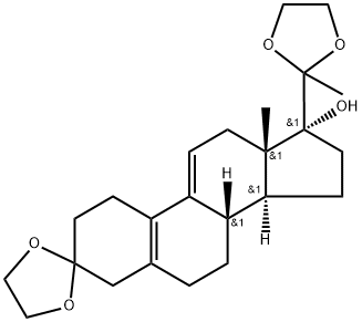 3,20-bis(etyleenidioksi)-19-norpregna-5(10)9(11)dien-17-oli