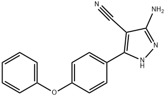 5-amino-3-(4-fenoksifenyyli)-1 H-pyratsoli-4-karbonitriili